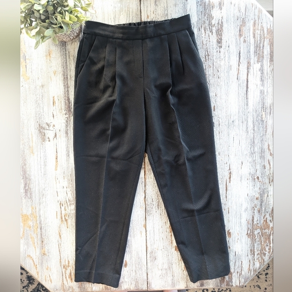 Aritzia Babaton Conan Twill Pant Black Women's 6 - Picture 2 of 7
